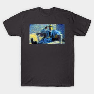 American Psycho Starry Night T-Shirt